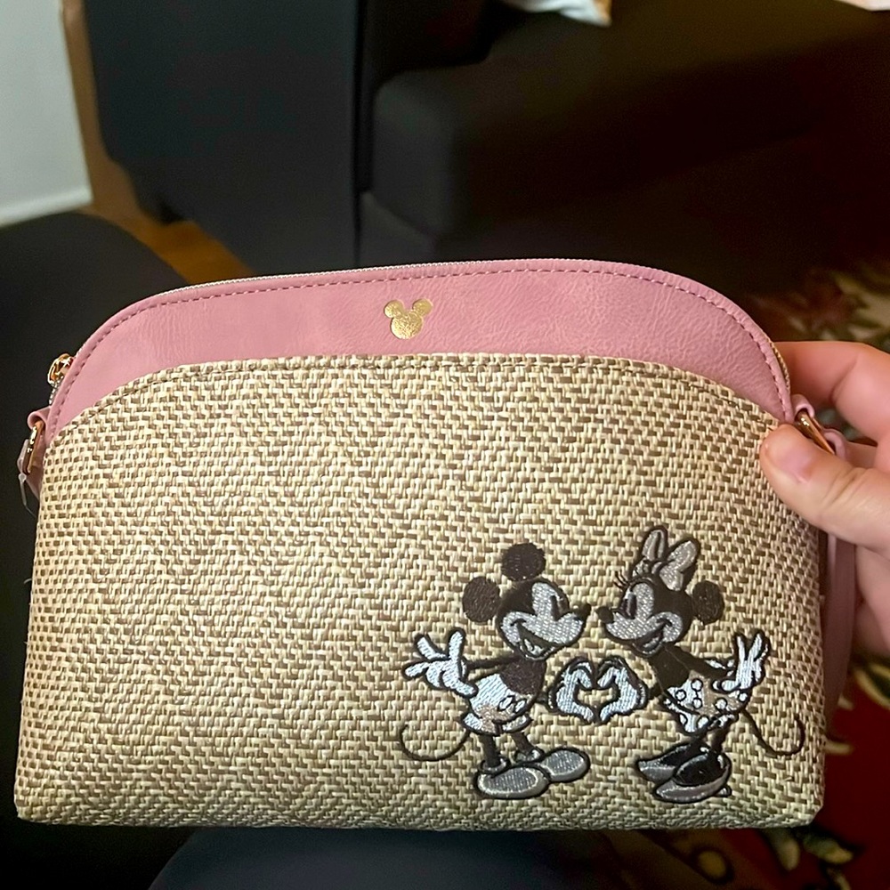 Mickey and minnie cross body purse